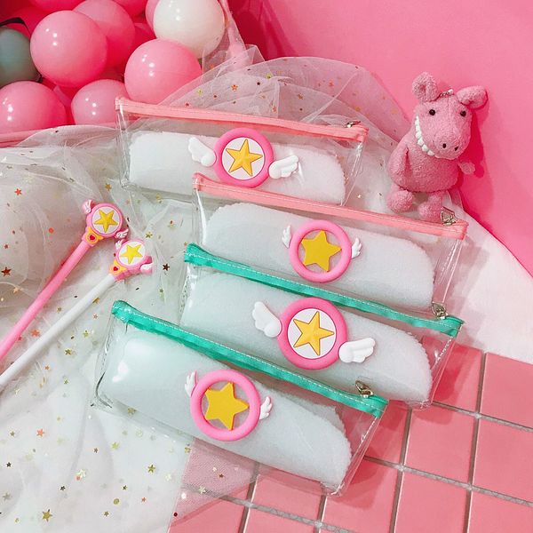 card captor sakura anime magic array printed pvc school students lovely cartoon transparent zipper pen bag case cosmetic bag new
card captor sakura anime magic array printed pvc school students lovely cartoon transparent zipper pen bag case cosmetic bag new