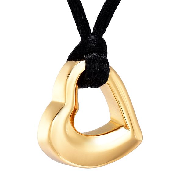 lkj8952 black cotton rope necklace women hollow heart stainless steel cremation urn jewelry keepsake pendant for ashes, Silver
lkj8952 black cotton rope necklace women hollow heart stainless steel cremation urn jewelry keepsake pendant for ashes, Silver