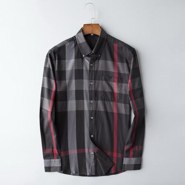 british 2019 fashion brand designer mens women plaid shirts casual spring business office check shirt long sleeve blouse b100230v quality, White;black
british 2019 fashion brand designer mens women plaid shirts casual spring business office check shirt long sleeve blouse b100230v quality, White;black