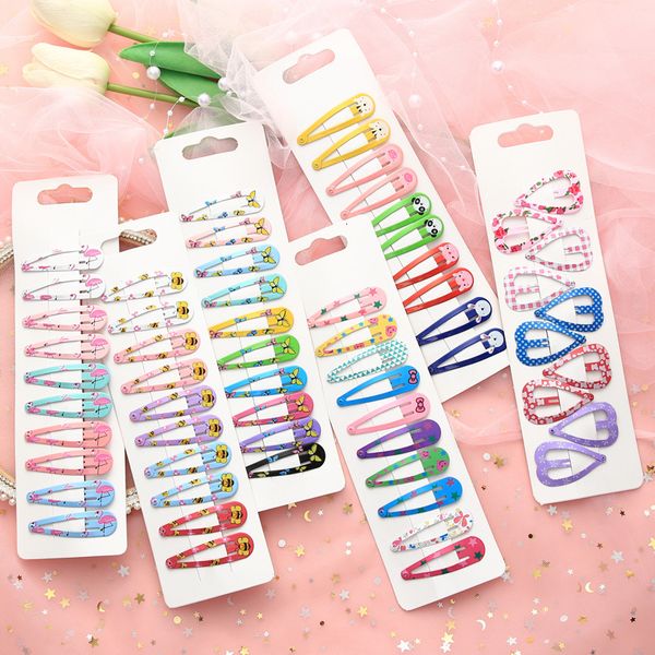 10 pieces printing snap hair clips for kids solid matel hairpins girls hair accessories clips, Slivery;white
10 pieces printing snap hair clips for kids solid matel hairpins girls hair accessories clips, Slivery;white