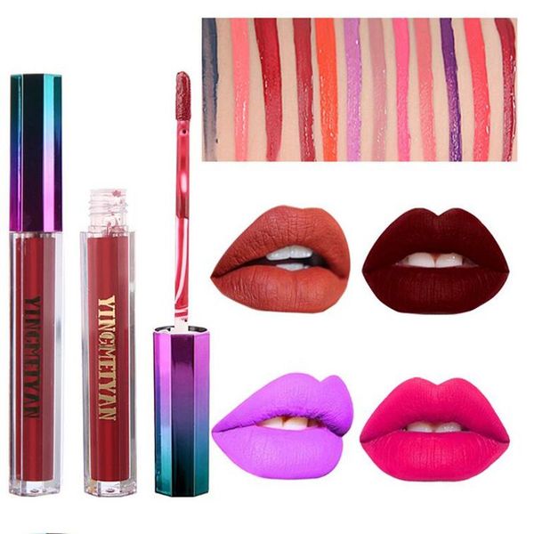 12 colors lips makeup lipsticks matte diamond shiny lip glaze metallic color long lasting lip gloss beauty cosmetic
12 colors lips makeup lipsticks matte diamond shiny lip glaze metallic color long lasting lip gloss beauty cosmetic