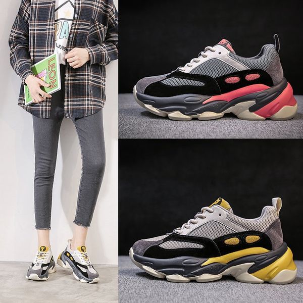 2019 autumn new heavy-bottomed female sports shoes dad casual shoes net red wild fire over the influx of students shoes ins, Black
2019 autumn new heavy-bottomed female sports shoes dad casual shoes net red wild fire over the influx of students shoes ins, Black