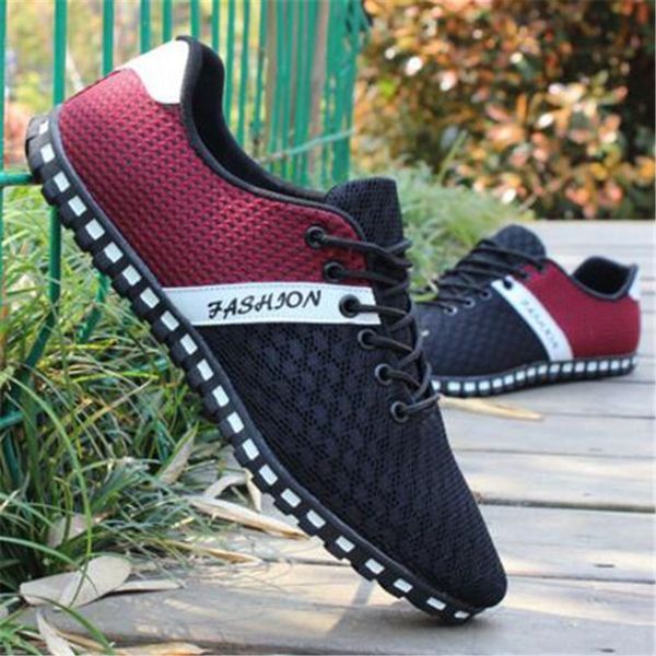 laidilangtu new mesh men's shoes spring and autumn patchwork breathable mesh sneakers shoes men's casual wild movement, Black
laidilangtu new mesh men's shoes spring and autumn patchwork breathable mesh sneakers shoes men's casual wild movement, Black
