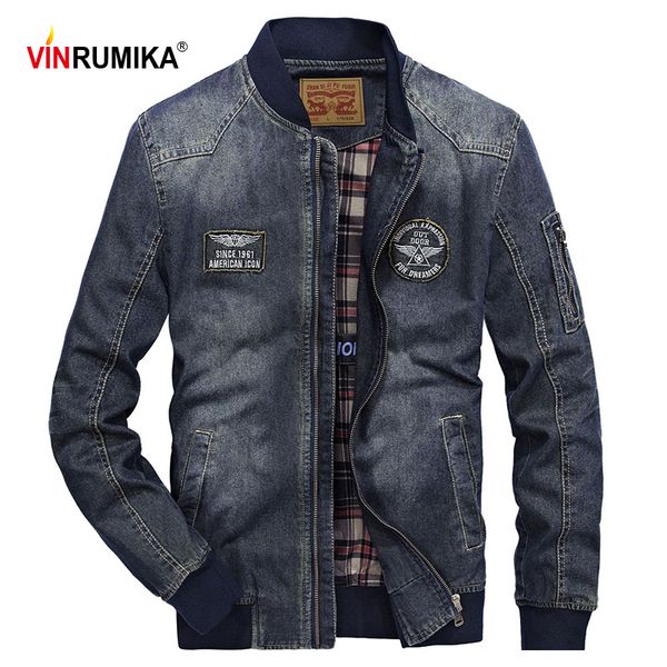 2020 men's autumn casual brand cotton cowboy flying jacket coat man spring fashion classic retro denim blue jackets outerwear, Black;brown
2020 men's autumn casual brand cotton cowboy flying jacket coat man spring fashion classic retro denim blue jackets outerwear, Black;brown
