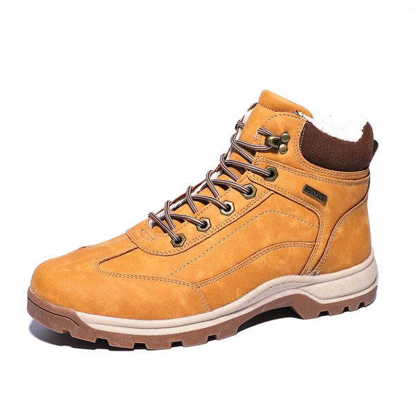 2019 new fashion men ankle boots winter warm men snow boots waterproof designer leather casual mens shoes lace up hx-173, Black
2019 new fashion men ankle boots winter warm men snow boots waterproof designer leather casual mens shoes lace up hx-173, Black