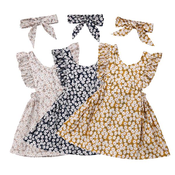 6m-4y toddler baby kids girls floral dress ruffles sleeveless a line dresses for baby girls vintage flower dress summer costumes, White
6m-4y toddler baby kids girls floral dress ruffles sleeveless a line dresses for baby girls vintage flower dress summer costumes, White
