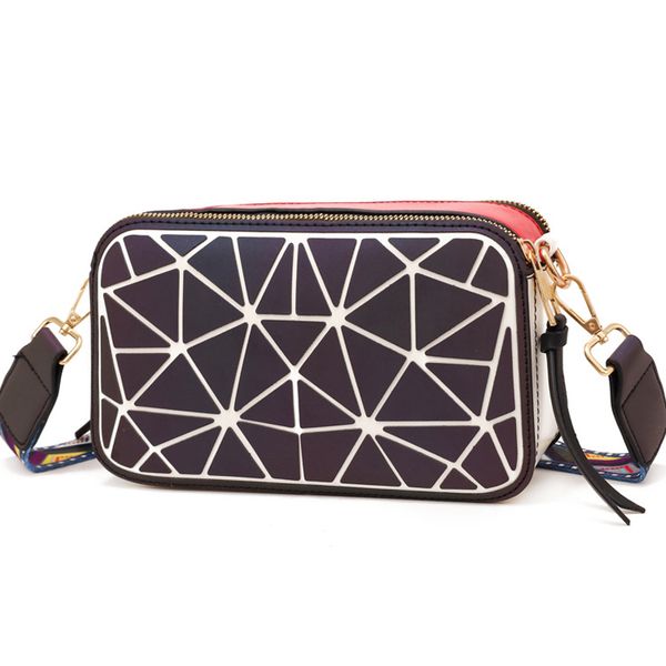 women small camera bags quality double zip handbags luminous geometric shoulder crossbody bags for travel flap cellphone purses
women small camera bags quality double zip handbags luminous geometric shoulder crossbody bags for travel flap cellphone purses