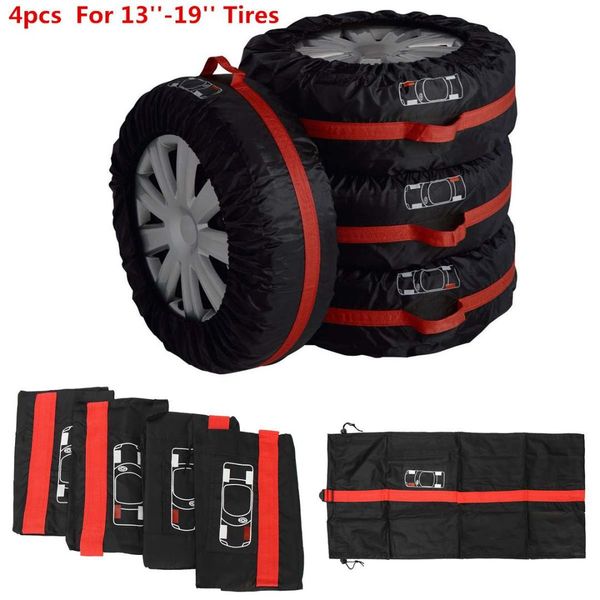 4pcs spare tire cover case polyester winter and summer car tire storage bags auto tyre accessories vehicle wheel protector black
4pcs spare tire cover case polyester winter and summer car tire storage bags auto tyre accessories vehicle wheel protector black