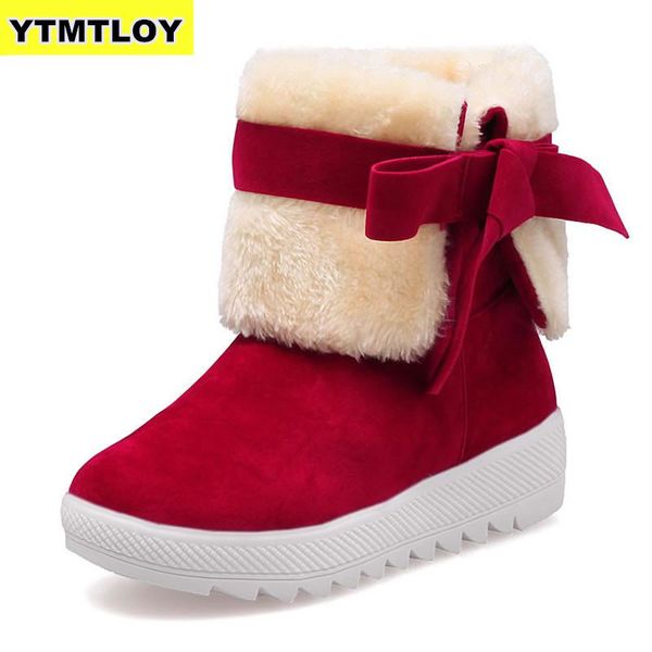 2019 women snow boots warm short fur plush winter ankle boot eplatform ladies suede shoes female comfort butterfly-knot, Black
2019 women snow boots warm short fur plush winter ankle boot eplatform ladies suede shoes female comfort butterfly-knot, Black
