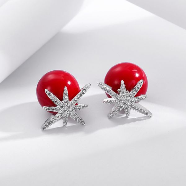 fashion snowflake earrings for women red gray pearl earings 2020 new fastidiousness jewelry silver stud earring for women gift, Golden;silver
fashion snowflake earrings for women red gray pearl earings 2020 new fastidiousness jewelry silver stud earring for women gift, Golden;silver