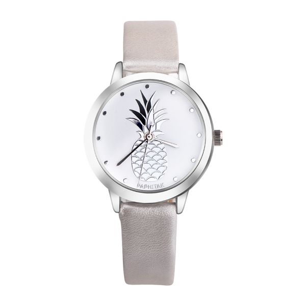 cute funny pineapple clock womens's faux leather analog quartz watch fashion womens wristwatch elegant ladies dress watches, Slivery;brown
cute funny pineapple clock womens's faux leather analog quartz watch fashion womens wristwatch elegant ladies dress watches, Slivery;brown