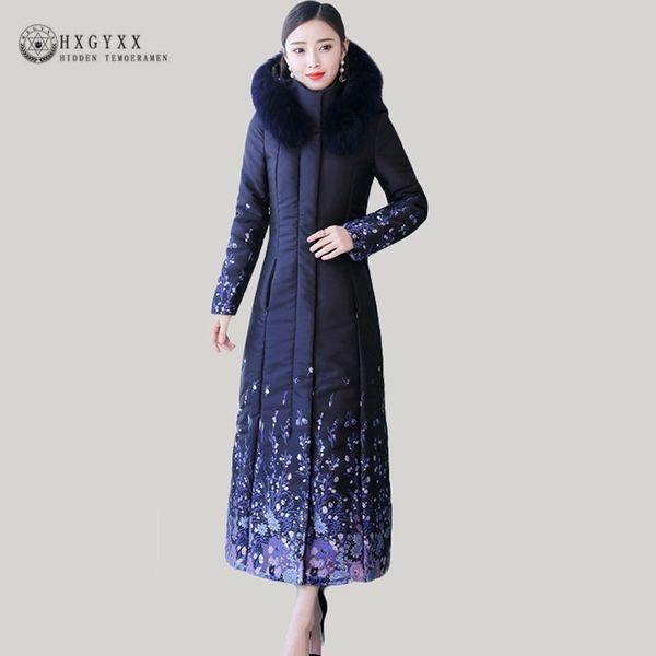 fur collar warm winter jacket women long coat plus size thick loose hooded cotton print parka female slim overcoat 2018 okd688, Black
fur collar warm winter jacket women long coat plus size thick loose hooded cotton print parka female slim overcoat 2018 okd688, Black