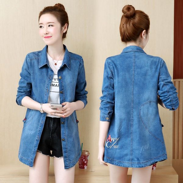 boyfriend sequin embroidery denim jacket coat spring long ripped denim jacket women plus size jeans women 2019 woman, Black;brown
boyfriend sequin embroidery denim jacket coat spring long ripped denim jacket women plus size jeans women 2019 woman, Black;brown