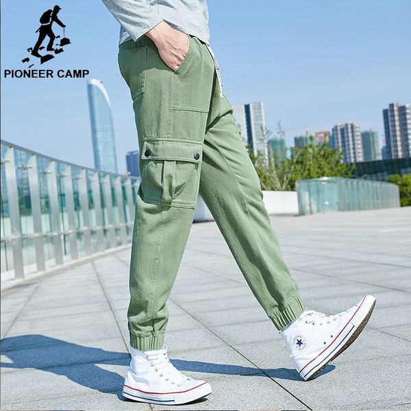 pioneer camp new mens cargo pants casual elastic waist multi pockets pants men pure cotton trousers male axx802303, Black
pioneer camp new mens cargo pants casual elastic waist multi pockets pants men pure cotton trousers male axx802303, Black