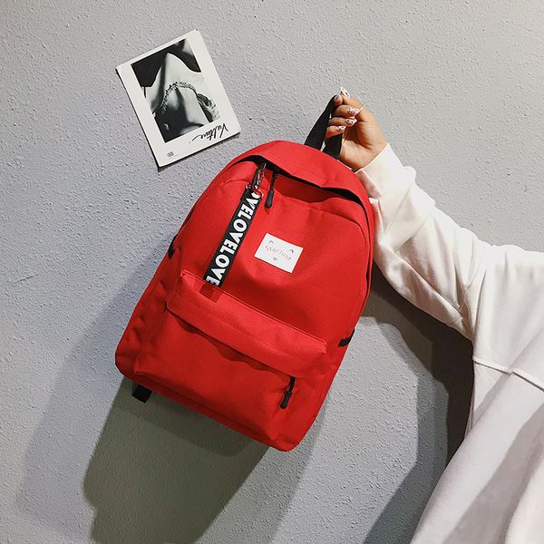 

women's fashion backpack female student bag men's backpack korean travel rucksack teen notebook mochila feminina escolar