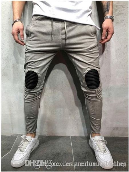 mens hiphop ripped casual pencil pants male pantalones hommes clothing fashion joggers, Black
mens hiphop ripped casual pencil pants male pantalones hommes clothing fashion joggers, Black