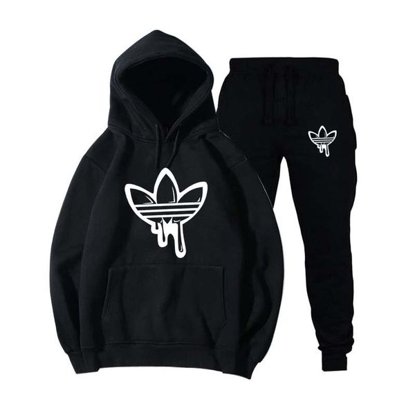 2 pieces sets pants+hoodies tracksuit men sporting track suit man printing suits thicken clothes men fashion casual streetwear, Gray
2 pieces sets pants+hoodies tracksuit men sporting track suit man printing suits thicken clothes men fashion casual streetwear, Gray