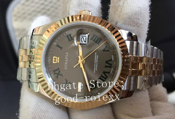 luxury jubilee bracelet watch men's automatic 2813 wimbledon men grey roman dial 41mm 126333 gold steel 116333 baselworld perpetual wat, Slivery;brown
luxury jubilee bracelet watch men's automatic 2813 wimbledon men grey roman dial 41mm 126333 gold steel 116333 baselworld perpetual wat, Slivery;brown