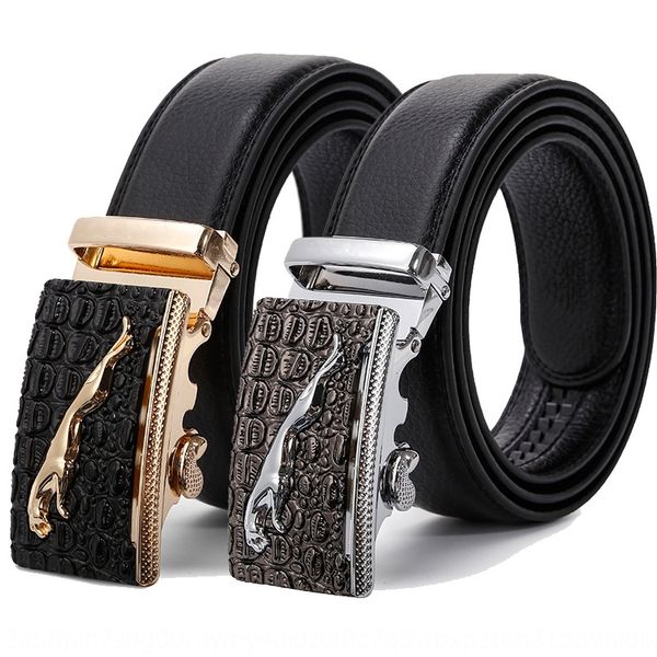high-end men's alloy buckle automatic buckle imitation leather business leisure belt jaguar trousers and trousers belt formal wear, Black;brown
high-end men's alloy buckle automatic buckle imitation leather business leisure belt jaguar trousers and trousers belt formal wear, Black;brown