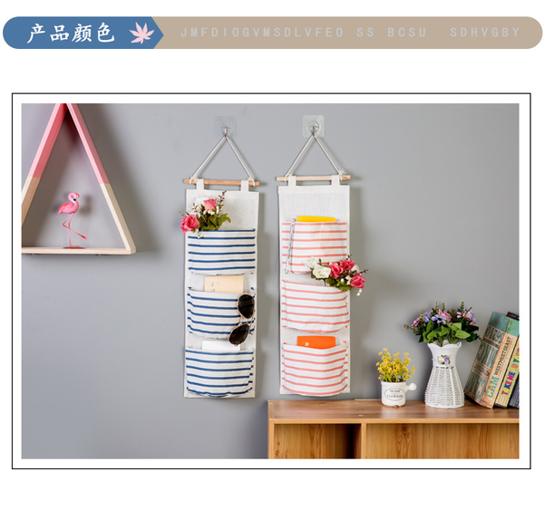 3 pockets cotton linen hanging storage organizer bag wall hanging organizer for houseware office wardrobe storage
3 pockets cotton linen hanging storage organizer bag wall hanging organizer for houseware office wardrobe storage