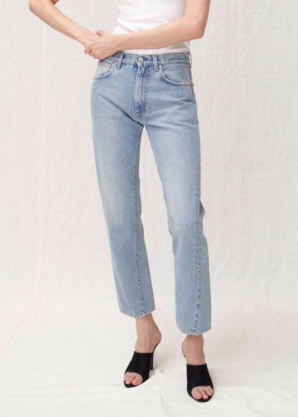 straight denim light blue wash jeans twisted seam cropped trousers woman fashion good quality pants 2019
straight denim light blue wash jeans twisted seam cropped trousers woman fashion good quality pants 2019