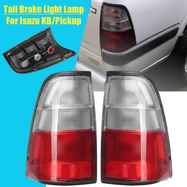 

2pcs car tail light with wire for isuzu kb tf tfr tfs for vauxhall brava pickup taillight rear brake signal fog drl lamp no bulb