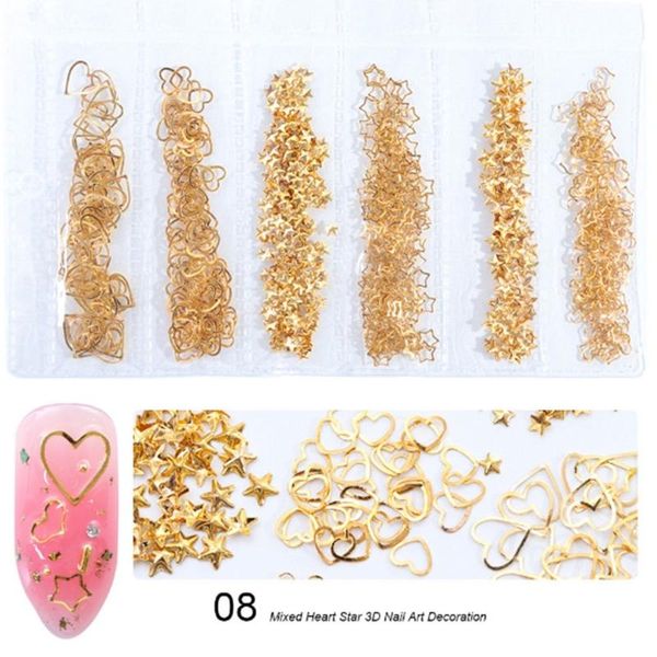 mixed 3d diy hollow metal frame nail art decorations nail polish art tool manicure accessories natural artificial nails, Silver;gold
mixed 3d diy hollow metal frame nail art decorations nail polish art tool manicure accessories natural artificial nails, Silver;gold