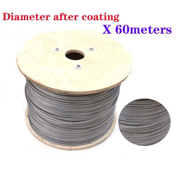 304 stainless steel steel pvc coated flexible wire rope soft cable transparent clothesline
304 stainless steel steel pvc coated flexible wire rope soft cable transparent clothesline