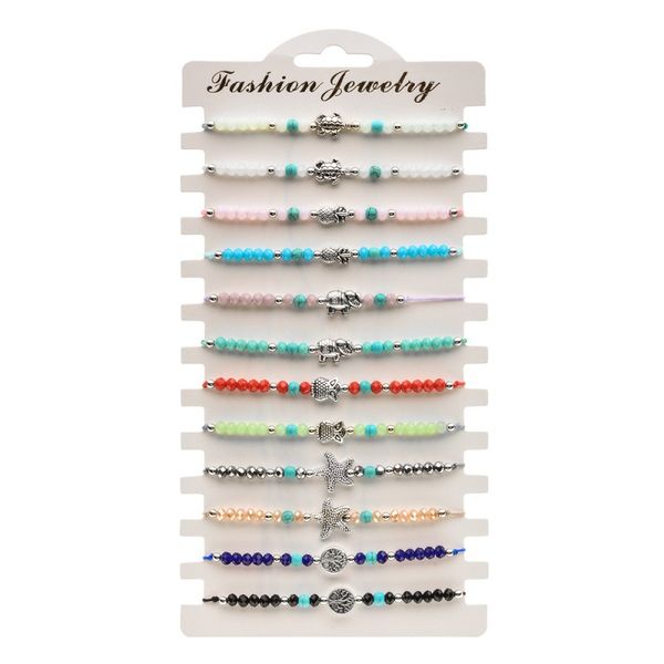 fashion ladies bracelet crystal beads beaded hand-woven card bracelets europe the united states popular accessories 12 sets, Golden;silver
fashion ladies bracelet crystal beads beaded hand-woven card bracelets europe the united states popular accessories 12 sets, Golden;silver