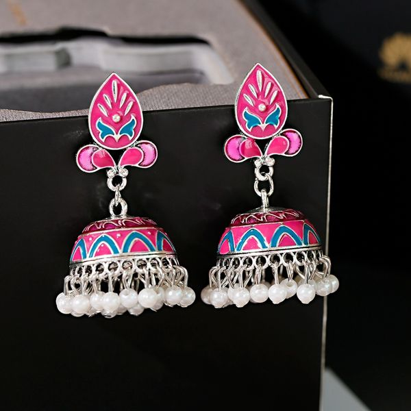 ethnic women pink flower earrings tibetan jewelry gypsy jewelry classic handmade imitation pearls tassel earrings oorbellen, Silver
ethnic women pink flower earrings tibetan jewelry gypsy jewelry classic handmade imitation pearls tassel earrings oorbellen, Silver