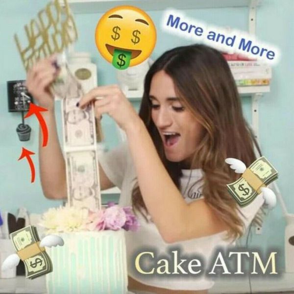 creative cake atm making surprise birthday props money box tricky toy gifts uk, Blue;pink
creative cake atm making surprise birthday props money box tricky toy gifts uk, Blue;pink