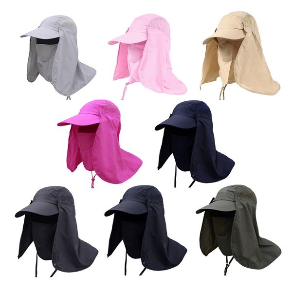 fishing hiking hat outdoor sport uv sun protection neck face flap cap wide brim useful, Black
fishing hiking hat outdoor sport uv sun protection neck face flap cap wide brim useful, Black