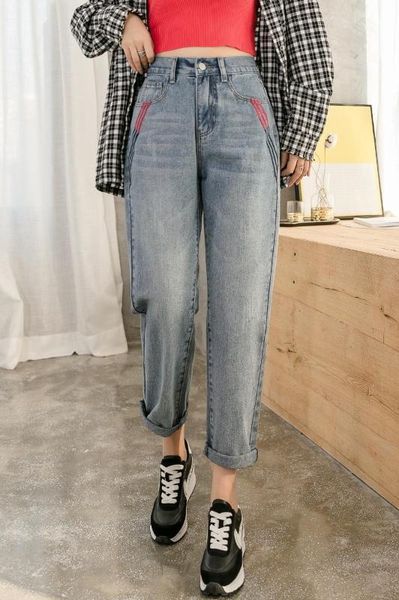 джинсы женщина мода вышитые карманы джинсовые брюки высокой талии бойфрендов мама джинсы сыпучие повседневный шаровары, Blue
джинсы женщина мода вышитые карманы джинсовые брюки высокой талии бойфрендов мама джинсы сыпучие повседневный шаровары, Blue