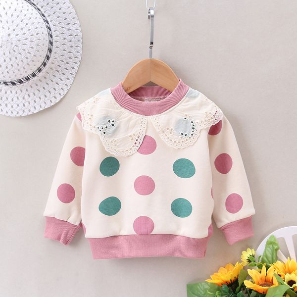 fashion sweatshirts kids baby girls cotton casual ruffles dot print pullover long sleeves sweatshirts children clothes
fashion sweatshirts kids baby girls cotton casual ruffles dot print pullover long sleeves sweatshirts children clothes