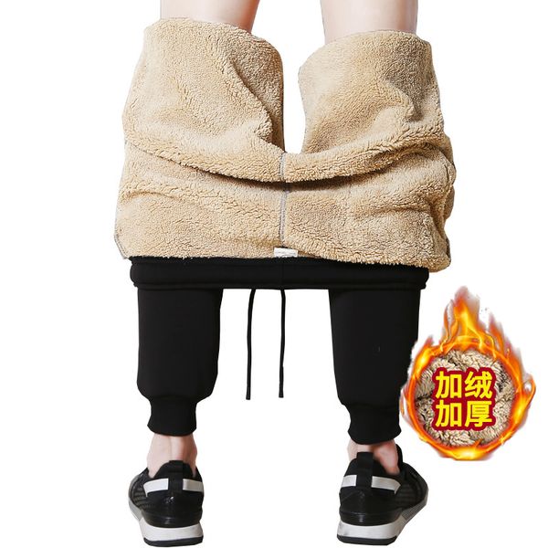 velvet men joggers casual pants 2019 new men's winter pants thick fleece straight sweatpants male y2060, Black
velvet men joggers casual pants 2019 new men's winter pants thick fleece straight sweatpants male y2060, Black