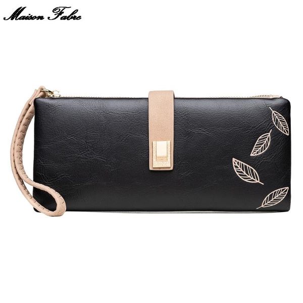 maison fabre women's fashion long retro wallet frosted leaf buckle zip women's handbag wallet phone bag coin bag, Red;black
maison fabre women's fashion long retro wallet frosted leaf buckle zip women's handbag wallet phone bag coin bag, Red;black