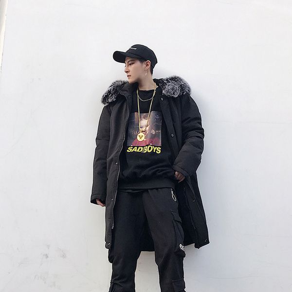 2019 new winter coat hooded parka men thick warm windproof men jacket printing long fashion overcoat, Tan;black
2019 new winter coat hooded parka men thick warm windproof men jacket printing long fashion overcoat, Tan;black