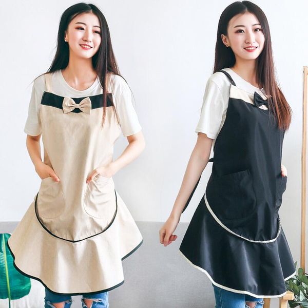 women gardener working apron bow-knot polyester dress smock japanese apron baking cooking kitchen double pockets
women gardener working apron bow-knot polyester dress smock japanese apron baking cooking kitchen double pockets