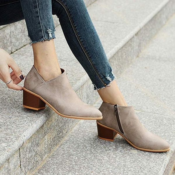 wenyujh 2018 spring autumn women butterfly-knot boots slip-on med high heels chunky pointed toe shoes woman plus size 42, Black
wenyujh 2018 spring autumn women butterfly-knot boots slip-on med high heels chunky pointed toe shoes woman plus size 42, Black