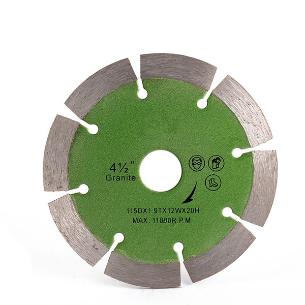 sintered segmented diamond blades 4.5 inch press cutting wheel with 8 segments for hard stone cutting 10pcs
sintered segmented diamond blades 4.5 inch press cutting wheel with 8 segments for hard stone cutting 10pcs