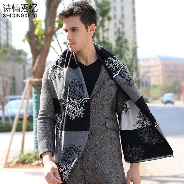 new selling men scarf scarves warm thick winter scarf black and grey cashmere scarves business, Blue;gray
new selling men scarf scarves warm thick winter scarf black and grey cashmere scarves business, Blue;gray