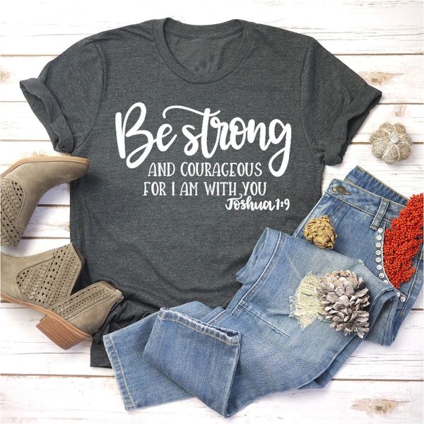 women pray church baptism vintage t-shirt fashion cotton casual tee be strong and courageous christian shirt slogan, White
women pray church baptism vintage t-shirt fashion cotton casual tee be strong and courageous christian shirt slogan, White