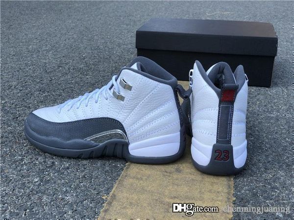 new air authentic 12 dark grey white basketball shoes retro real carbon fiber gym red 12s men sports sneakers 130690-160 with box us 7-13
new air authentic 12 dark grey white basketball shoes retro real carbon fiber gym red 12s men sports sneakers 130690-160 with box us 7-13