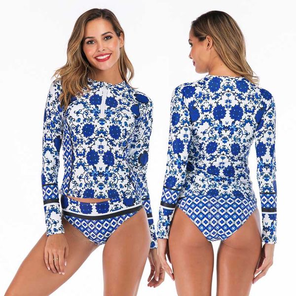 womens surf long sleeve front zip two-piece rashguard set swim suit & bottom bathing suits swimming surfing shirt with briefs swimwear
womens surf long sleeve front zip two-piece rashguard set swim suit & bottom bathing suits swimming surfing shirt with briefs swimwear