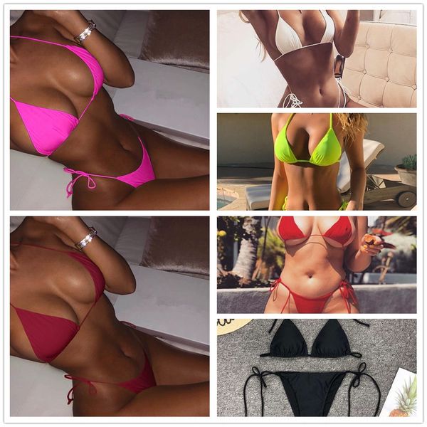 2020 solid color rope split women's 2020 solid color rope split women's bikini swimsuit bikini swimsuit, White;black
2020 solid color rope split women's 2020 solid color rope split women's bikini swimsuit bikini swimsuit, White;black