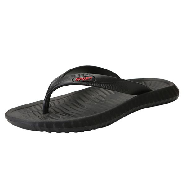 

men women slippers summer casual men's personality flats durable flip-flops antiskid slippers beach shoes #89, Black