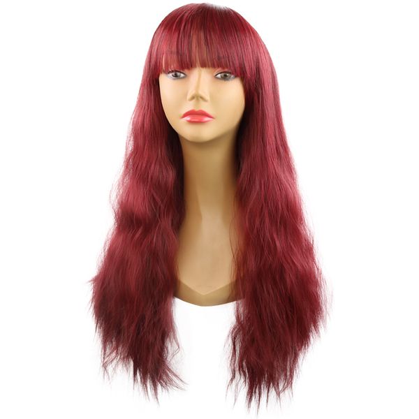 cosplay wig lady women fashion thin-face fluffy corn blanching long curly synthetic wigs yaki headgear, Black
cosplay wig lady women fashion thin-face fluffy corn blanching long curly synthetic wigs yaki headgear, Black