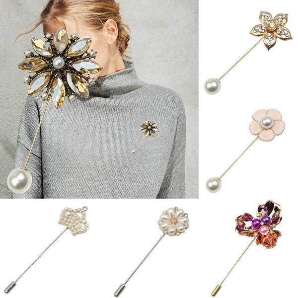 women's vintage gold color plated flower brooches pearl brooch pins wedding rhinestone clothing sweater coat jewelry accessories, Gray
women's vintage gold color plated flower brooches pearl brooch pins wedding rhinestone clothing sweater coat jewelry accessories, Gray