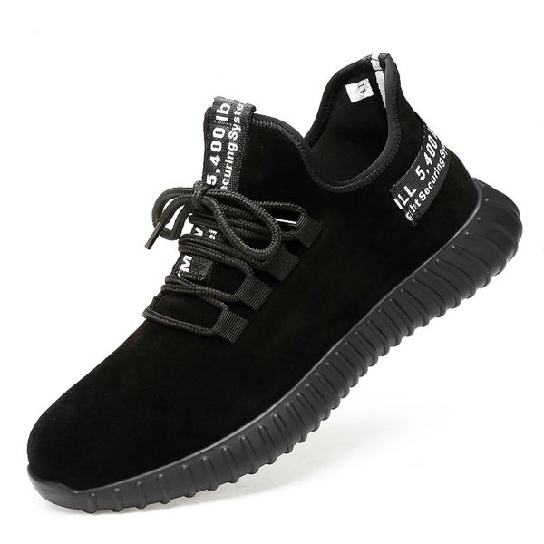 safety shoes men's steel toe lightweight anti-smashing work sneakers breathable wear-resisting both men and women, Black
safety shoes men's steel toe lightweight anti-smashing work sneakers breathable wear-resisting both men and women, Black