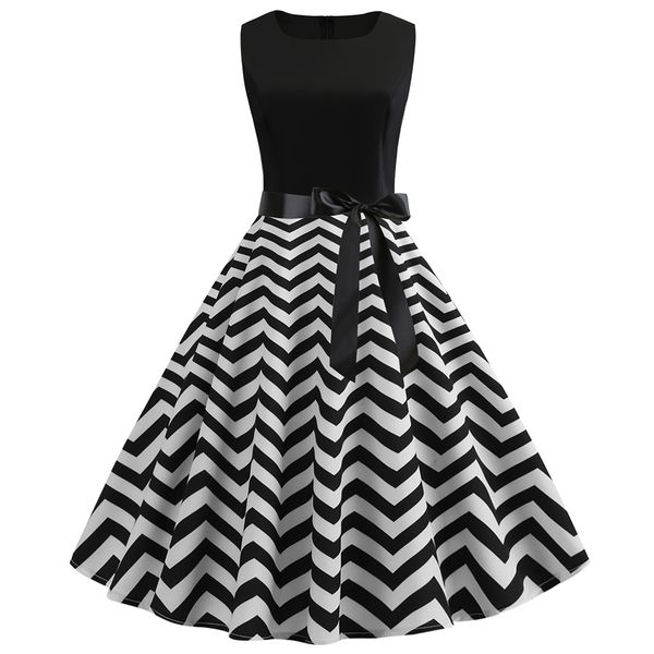 summer dress 2019 women vintage 1950s retro sleeveless o neck print evening party prom swing dress vestidos robe femme, Black;gray
summer dress 2019 women vintage 1950s retro sleeveless o neck print evening party prom swing dress vestidos robe femme, Black;gray